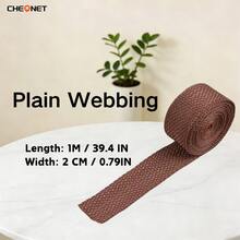 1pc PP Webbing Canvas Polyester Ribbon, Suitable For Backpack Binding, Bag Crafts DIY, Belt Bags, Pet Supplies