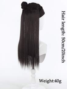 Mehrfarbige Dip-Dye Clip-In Haarverlängerungen, einteiliges gerades Dip-Dye Haarverlängerungen, Ohrclip-Stil Haarverlängerungen für Frauen - Verschiedenfarbig - Übersicht 22