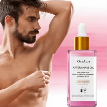 Strawberry After Shave Oil | Post Hair Removal Care Oil, Gentle Formula, Soothes Irritated Skin, Deeply Moisturizes & Nourishes, Leaves Skin Smooth & Soft - Gel - View 3
