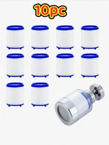 10 pièces/20 pièces/30 pièces Cartouches de remplacement de filtre de robinet de cuisine, Filtres de robinet de cuisine, Filtres purificateurs d'eau de cuisine et de salle de bain à la maison, Élimine efficacement les impuretés, Jour de la Saint-Valentin, Tête de douche anti-éclaboussures - Multicolore - Voir 5