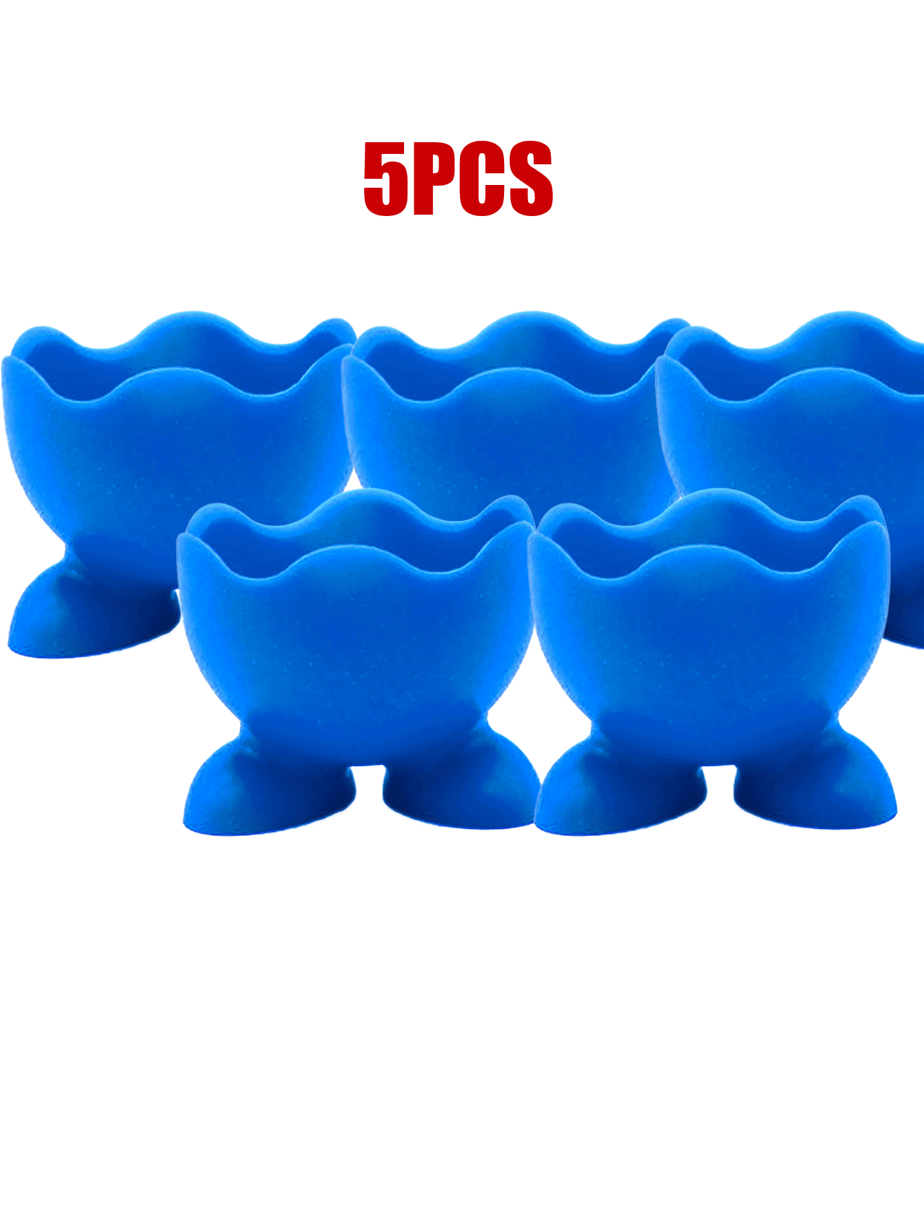 5pcs/Set Silicone Egg Cups, Suitable For Soft/Hard Boiled Eggs - Multi-Color Packaging, With Stand, Can Place Eggs Individually - Dishwasher , Easy To Clean - Breakfast, Brunch, Morning Kitchen Tool - Multicolor - View 8