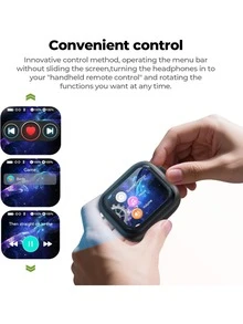 Audífonos HTC NE40 con Estuche de Pantalla Táctil HD, Traductor con IA y Cancelación de Ruido – Control de Audio Inteligente en tu Mano - Multicolor - Ver 3