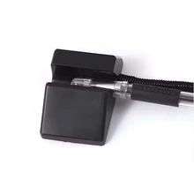 Bolígrafo de Escritorio Premium con Base Fija Antideslizante y Dije Decorativo, Diseño Moderno, Elegante y Ergonómico, Escritura Suave, Fluida y Precisa para Uso Diario, Ideal para Oficina, Hogar, Recepción o Estudio, Disponible en Sofisticado Color Negro y Azul - Azul - Ver 2