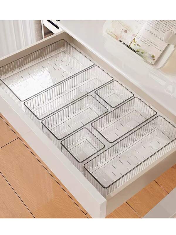 1 قطعة/5 قطع/7 قطع/10 قطع منظم مكياج أكريليك أنيق، مناسب لطاولة التجميل - صندوق تخزين متعدد الوظائف للظلال والعناية بالبشرة والمستحضرات التجميلية - مثالي لديكور الخريف والأعياد، مثالي لغرفة النوم والتنظيم المنزلي، قم بترقية مساحتك باستخدام عناصر موضة الخريف والأعياد، رائع لاحتفالات عيد الميلاد والشكر وراس السنة والعيد