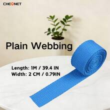 1pc PP Webbing Canvas Polyester Ribbon, Suitable For Backpack Binding, Bag Crafts DIY, Belt Bags, Pet Supplies