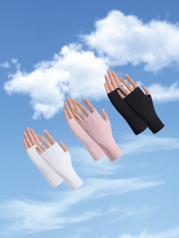 3 đôi găng tay hở ngón nhẹ, thoáng khí, phù hợp với nhiều kích cỡ, tuyệt vời cho các hoạt động ngoài trời như chạy bộ, câu cá và leo núi.