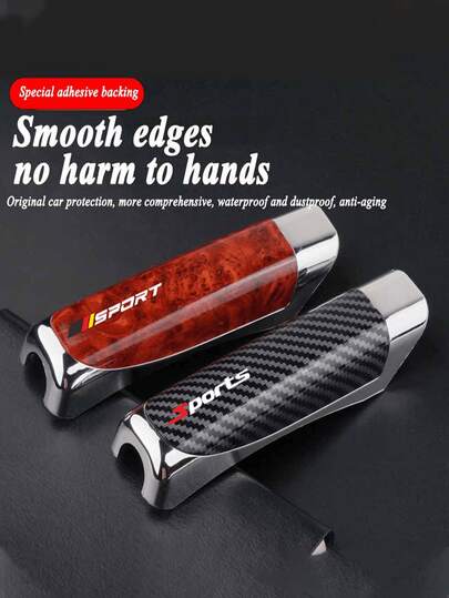 ABS Plastic Car Handbrake Cover, Smooth Surface, Durable, Suitable For Sedan And SUV Interior Accessories