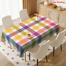 1/20 buc față de masă model carouri multicolor aspect bumbac poliester material fabricat la mașină perfect pentru picnicuri camping nunți zile de naștere restaurante bufeturi de primăvară decorațiuni interioare - Multicolor - Vizualizare 16