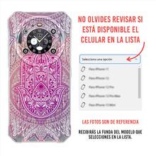 INSTACASE Compatible Case For Fossibot Pink Hamsa Hand Case For Women, Shockproof TPU Case. - Clear - View 5
