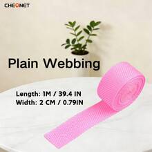 1pc PP Webbing Canvas Polyester Ribbon, Suitable For Backpack Binding, Bag Crafts DIY, Belt Bags, Pet Supplies