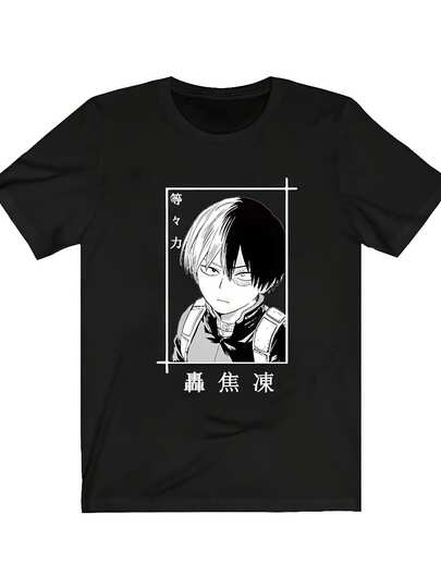 BNHA Shirt Todoroki Shoto TShirt Plus Ultra Graphic Tee For Men And Men.(1)