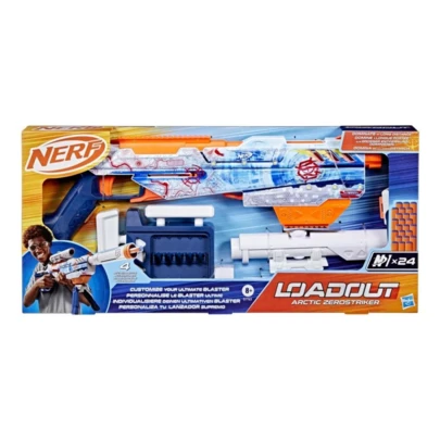 Lanzador Nerf Loadout Arctic Zerostriker 24 Dardos Multicolor