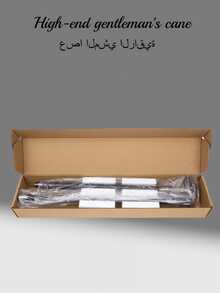 1pc Dual-Color Eagle Design Metal Gentleman's Walking Cane, Detachable Mediterranean, Suitable For Festival, Arab Festivals, Cosplay, Magician Performance, Elegant High-End British Style Men's Gift, Great For Daily Use And School - Multicolor - View 9