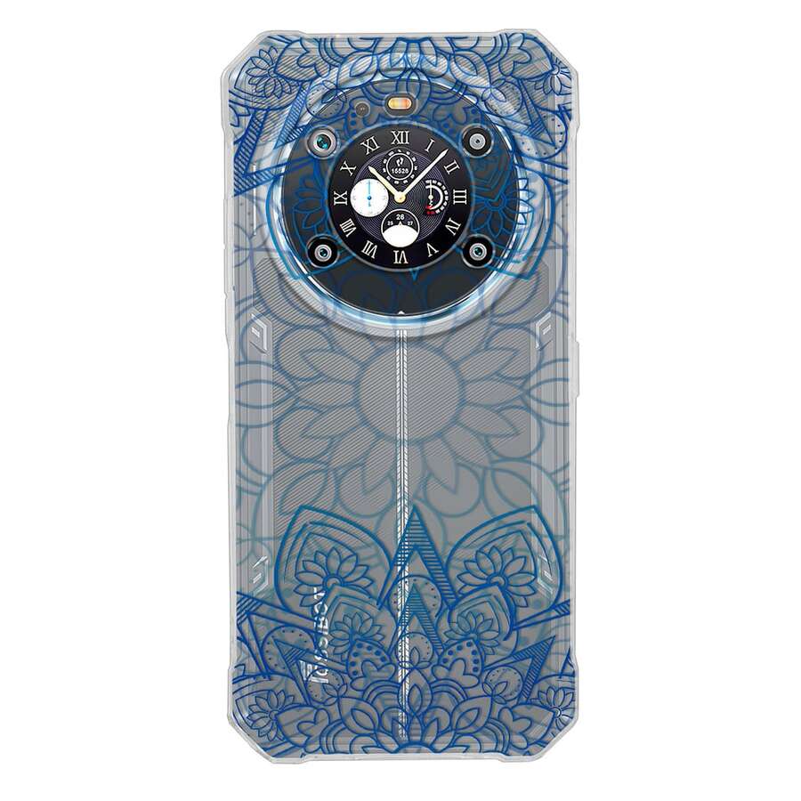 INSTACASE Fossibot Blue Mandala Case For Women, Shockproof TPU Case. - 無色 - 查看 1