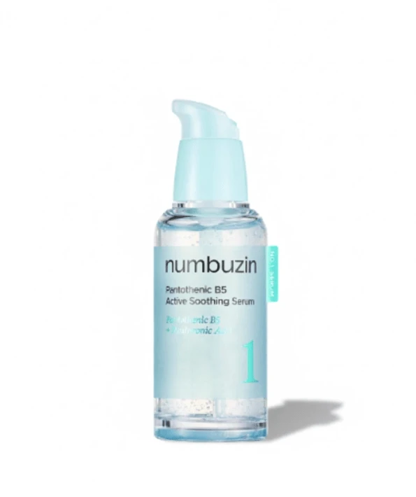 numbuzin No.1 Pantothenic B5 Active Soothing Serum – 50ml | Lightweight Hydrating Serum With Vitamin B5 & Niacinamide | Balances Oil & Helps Improve Clarity | Korean Skincare For Shine-Control & Skin Comfort