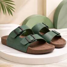 Unisex Adjustable  Sandal, Plain, Casual - 綠色 - 查看 5