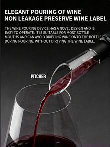 6-In-1 Electric Automatic Rechargeable Bottle Opener, Includes Bottle Opener, Vacuum Stopper, Wine Aerator, Capsule Cutter, Display Stand And USB Charging Cable, Silver - Multicolor - View 9