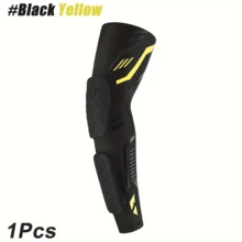 1pc Sports Arm Sleeve, Independent Anti-Collision Anti-Slip Elbow Protection, Yoga Elbow Guard, Suitable For Basketball, Football, Cycling And Other Sports, Compression Arm Sleeve, Long-Distance Training Protective Gear, Unisex, Provides Compression Support During Sports - Multicolor - View 2