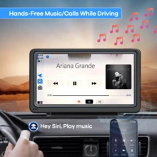 REMAX 7 Inch HD Touchscreen Car Display With Built-In CarPlay & Android Auto, Car Stereo With FM Player, Plug And Play, Compatible For Most Cars, Universal Car Accessories, Car Essential, Car Stuff - M10 - View 6