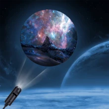 3/6/10pcs Set Galaxy LED Projector Lights, USB Night Light, 360° Adjustable, Nebula, Black Hole, Pluto, Milky Way Planets, Suitable For Indoor Bedroom Wall, Ceiling, Holiday Party, Creating Cosmic Atmosphere, Astronomy Enthusiasts, USB Powered LED Projector Light, Romantic Decor Lighting, 360° Rotation, Portable Bedroom Ceiling & Photo Background Projector - USB/Galaxy Edition - View 10