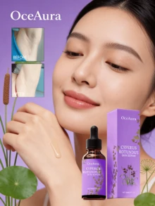 Cyperus Rotundus Skin Serum - After Hair Removal Gentle Care Reduces Irritation Moisturizing Refreshing Soothing Relieve Discomfort Improve Skin Smoothness Comfort (60ml) - Serum - 查看 1