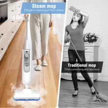 LIPETY 2-In-1 Vacuum Steam Mop, Electric Portable Cleaner With Spray Function, High-Temp Disinfection For Home Floors - UK Plug(220-240V) - View 9