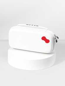 1 pieza Estuche protector con diseño de lazo rosa lindo, compatible con Switch 2 (2025), adecuado para Switch OLED/Switch NS, con bolsa de almacenamiento, ranura para tarjetas, soporte para tarjetas de juego, cubierta protectora para consola Switch, mejor regalo para jugadores de Switch - Multicolor - Ver 6