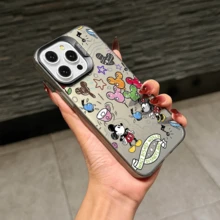 Disney Mickey Mouse Patterned Phone Case Featuring Colorful Balloons And Attractions. Compatible With IPhone 17, 16, 15, 14, 13, 12, And 11 Pro Models. Made Of TPU, With Shockproof Protection. A Perfect Gift For Family, Friends, Birthdays, Holidays, And Special Occasions Like Valentine's Day. - 紫色 - 查看 10