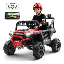 Coche eléctrico teledirigido para niños - Rojo - Rojo - Ver 7