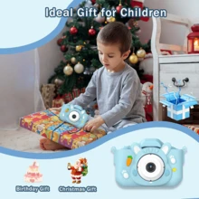 Kids Camera, Dual Camera, 1080P HD, 48MP, With Video Function, Five Games, Multiple Filters To Choose From, Kids Birthday Gift, Boy/Girl Festival Birthday Gifts - Multicolor - View 8