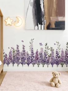 1pc/2pcs - Wallpaper - [Bamboo, Vines, Flowers, Leaves] Decorative Wall Stickers For Boys/Girls Room, Nursery, Living Room, Bedroom, Window - Cute Creative Wall Art Decor For Children - Multicolor - View 4