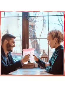 1/5/10件套装包含1个或5个可重复使用的塑料杯，配有粉色丝带，每个杯子容量为24盎司，配有吸管和杯盖。非常适合派对、饮用、咖啡，也适合母亲节、婚礼、生日、单身派对或作为送给妻子、女友和家人的礼物，也适合派对装饰和户外体育赛事。 - 彩色 - 查看 6