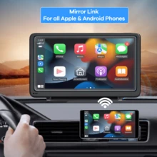 REMAX 7 Inch HD Touchscreen Car Display With Built-In CarPlay & Android Auto, Car Stereo With FM Player, Plug And Play, Compatible For Most Cars, Universal Car Accessories, Car Essential, Car Stuff - M10 - View 9