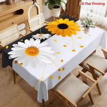 Bộ 20 khăn trải bàn họa tiết hoa cúc và hướng dương mùa xuân, thích hợp cho dã ngoại, cắm trại, đám cưới, sinh nhật, tiệc buffet, làm từ polyester, dệt, trang trí nhà cửa. - Nhiều màu - Xem 16