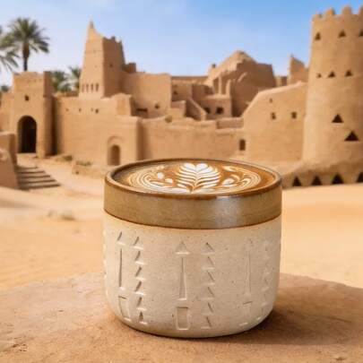 Vintage Ceramic Espresso Cup - Japanese Tea Cup, Suitable For Home Or Office, Ideal Gift For Ramadan Or Eid, Hand Wash Only