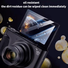 3 szt. 0,3 mm, szkło optyczne, twardość 9H, folia ochronna na ekran do aparatu Canon SX740 HS/SX730 HS, wysoka rozdzielczość, przezroczysta, łatwa w montażu, bez pęcherzyków powietrza, odpowiednia do akcesoriów do aparatów Canon, osłona ekranu do kamery, akcesoria do kamer sportowych - Wielokolorowe - Zobacz 5