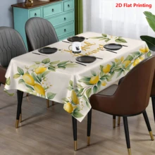Bộ 20 khăn trải bàn họa tiết hoa chanh, thiết kế "Niềm vui mùa thu hoạch", làm từ vải polyester dệt, thích hợp cho dã ngoại, cắm trại, đám cưới, sinh nhật, nhà hàng buffet và trang trí nhà cửa mùa xuân. - Nhiều màu - Xem 7