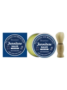 JUE FISH 1瓶/80克 木材护理抛光蜂蜡，家具翻新、增亮、除油、抛光、滋养木材表面、保护木材免受损伤、保持木材外观、增强光泽。易于涂抹，不留残渣，为您的木质表面提供完美的抛光效果。