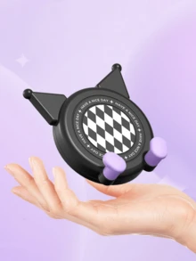 1pc Cute Cartoon Cat Ear Desk Phone Holder, Durable Foldable Ergonomic Desktop Stand, Suitable For Daily Office Use, Multi-Angle Viewing