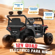 Coche eléctrico teledirigido para niños - Rojo - Rojo - Ver 3