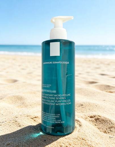 Effaclar Purifying Foaming Gel  - Gel limpiador de piel con ácido nucleico, limpieza de acné y limpieza de la piel, eliminación de acné de cabeza negra y cierre la boca, 400ml, adecuado para los músculos del acné en la espalda, el pecho y la cara