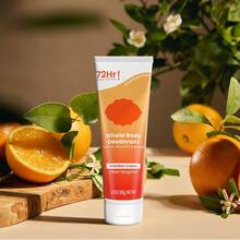 2 Pcs Whole Body Deodorant - Invisible Cream Tube - 72 Hour Odor Control - Aluminum Free, Baking Soda Free, Skin  - 3.0 Ounce (Clean Tangerine) - 膏狀 - 查看 5