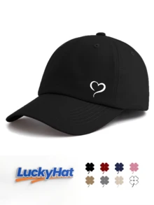 一顶印有耶稣之心图案的棒球帽，男女通用，经典时尚，柔软吸汗带，尺寸可调节，轻便百搭，适合户外运动、日常佩戴、派对、度假、海滩等场合，是馈赠亲朋好友的理想之选。