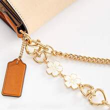 包包延长链，樱花包带延长链，包包肩带延长链配件，手提包肩带延长器，手提包肩带替换链，适用于手提包、单肩包、斜挎包、钱包、钱包带延长器、钱包链替换件、钱包配件、包包挂饰 - 粉色 - 查看 8