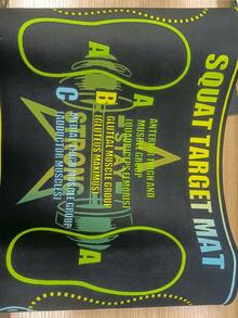 1pc With Clear A/B/C Foot Position Markers, This Mat Eliminates Guesswork For Narrow, Wide, Or Sumo Squats. Beginners Can Avoid Bad Form (And Injury), While Advanced Users Can Fine-Tune Stance To Target Specific Muscles (Glutes, Quads) - Multicolor - View 6