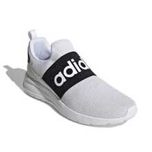 adidas neo Lite Racer Adapt 4.0 織品運動舒適防滑透氣低筒生活休閒鞋男款白黑色