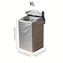 通用洗衣机罩，防水、防尘、防紫外线、防褪色，带弹性固定带，适用于多种型号。