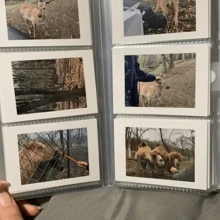 3-Inch 84/120/240 Card Slot Photo Album - Portable Transparent Plastic Wedding Album, Suitable For Celebrity Cards, Movie Tickets, Mailing Cards, Wedding Album And Home Decor, [300 Scenes Available]