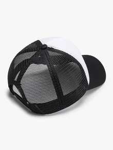 1pc Unisex Plain Sponge Mesh Trucker Hat, Baseball Cap, Sun Hat, Dad Hat, Suitable For Daily Use, Outdoor Travel, Hiking, Beach Vacation