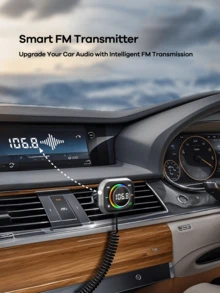 REMAX Mini Bluetooth Receiver With HD Mic; Plug & Play For Car/Home/Office; With FM/AUX/ Function, Multifunctional Wireless Adapter For Car&TV&PC&Speaker&Headsets;Compact & Portable; No Setup Needed; Hands-Free Call;Car Stuff; Practical Car Accessories - C81 - View 5